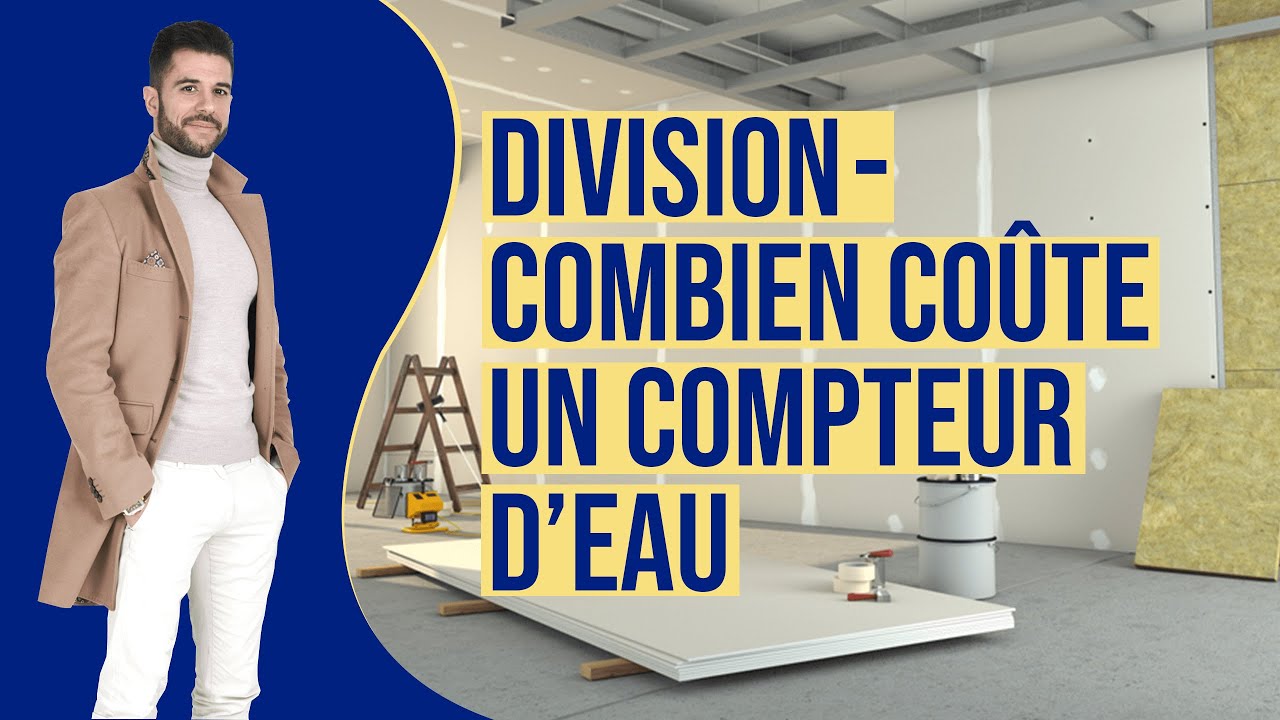 💦 Combien coûte un compteur d'eau ?