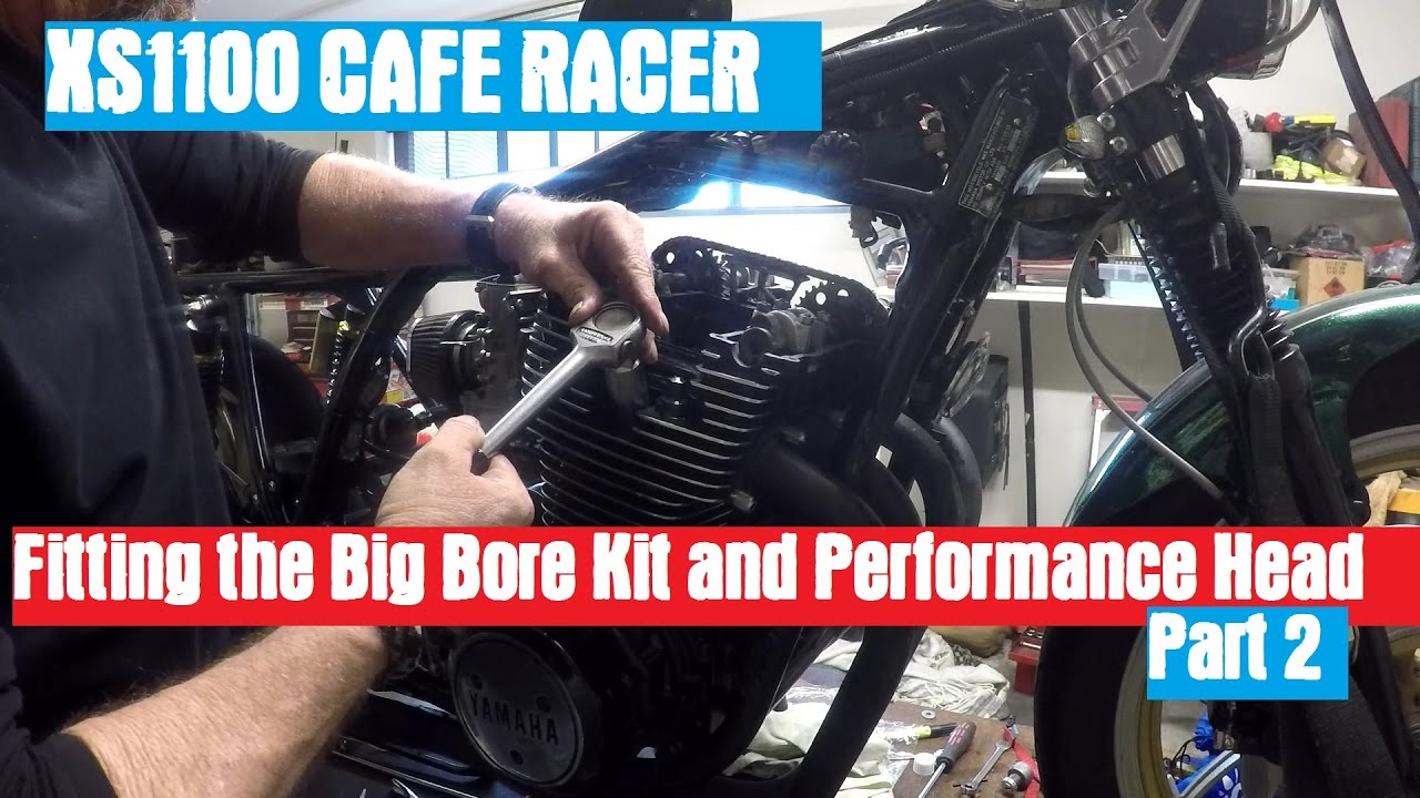 XS1100 Cafe Racer - Fitting the Big Bore Kit and performance Head Part 2