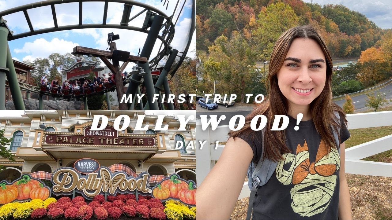 First time at Dollywood! day 1 Beautiful fall day in the Smokies!