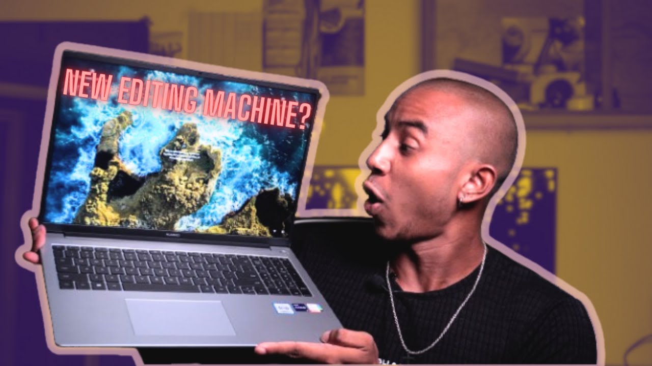 My First Ever Laptop Review!!! | Huawei MateBook D16 Review video editing perspective