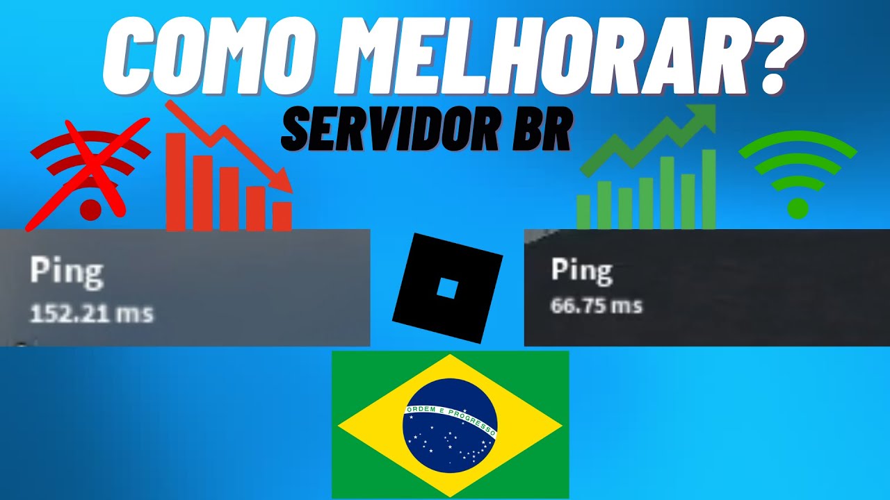 COMO RESOLVER PING ALTO EM SERVIDOR BRASILEIRO | ROBLOX