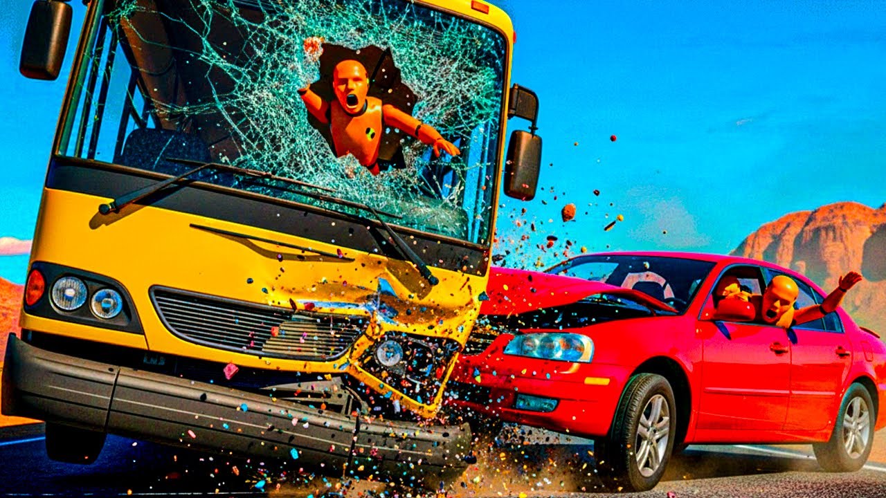 BeamNG drive Fatal accident due to speeding