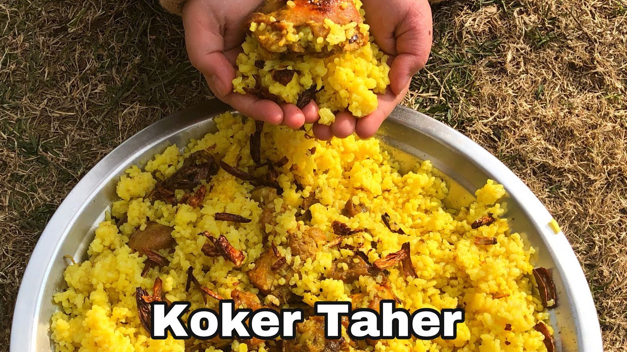 Kashmiri traditional Tehri | Koker Taher | Famous Kashmiri Chicken Yellow Rice | Kashmiri Zaika