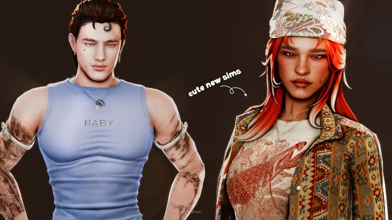 creating HOT new sims just because (w/ sim downloads) | the sims 4