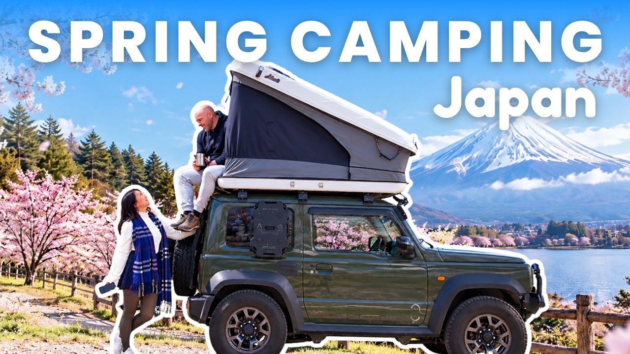 JAPAN Adventure Car CAMPING 🚙 🇯🇵 FREE Parking with a VIEW! - EP 3