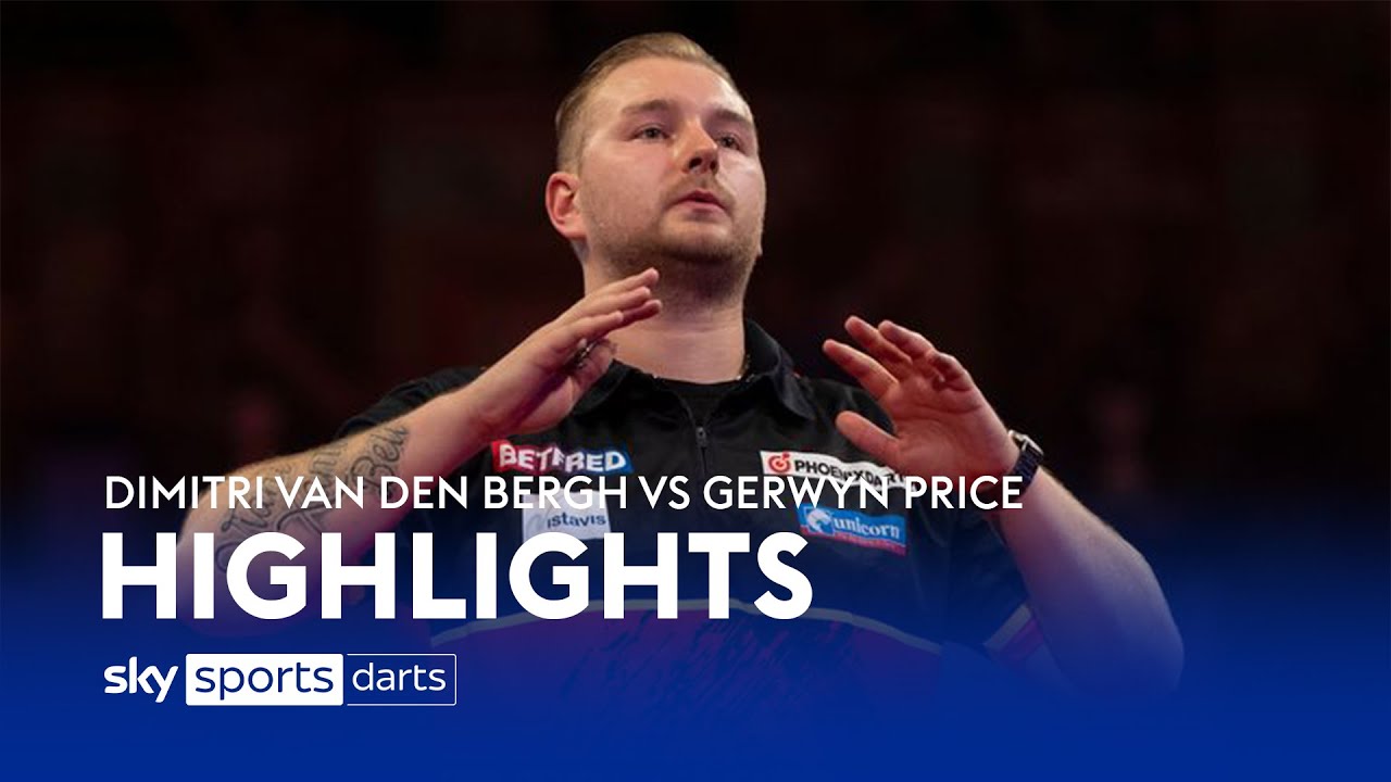 Dimitri van den Bergh vs Gerwyn Price | World Matchplay Darts Highlights