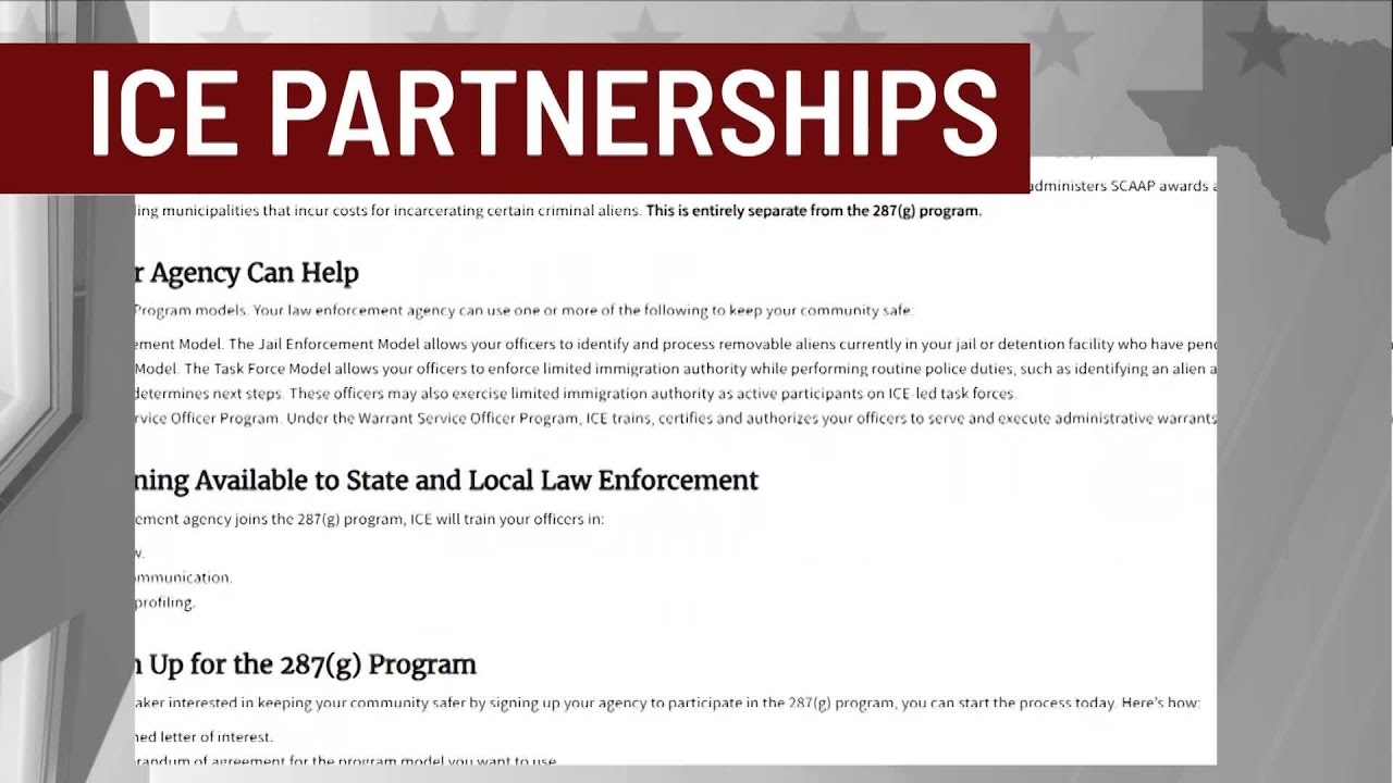 State of Texas: Texas ICE Agreements