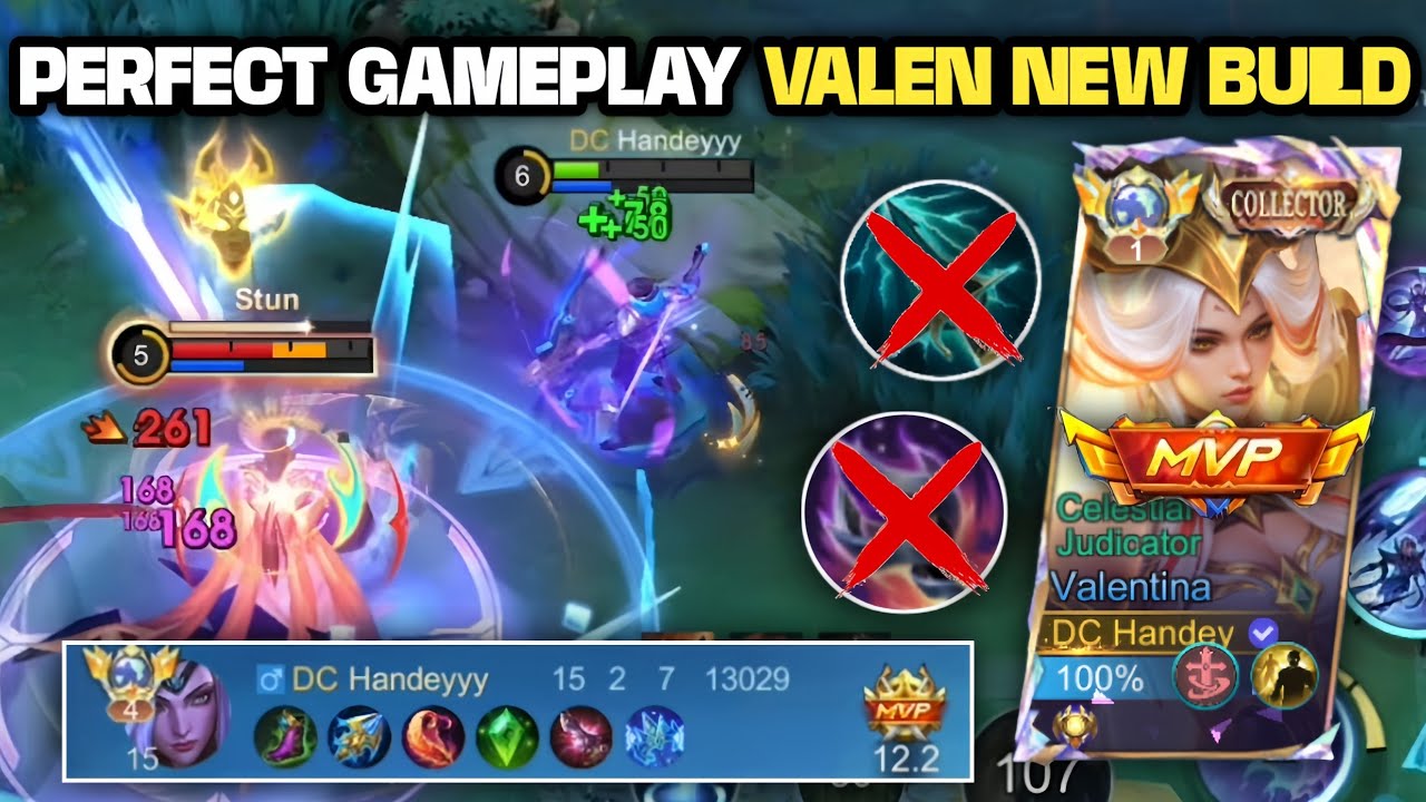 PERFECT GAMEPLAY VALENTINA NEW BUILD!! TANPA GLOWING DAN TANPA SKY PIERCER!! 