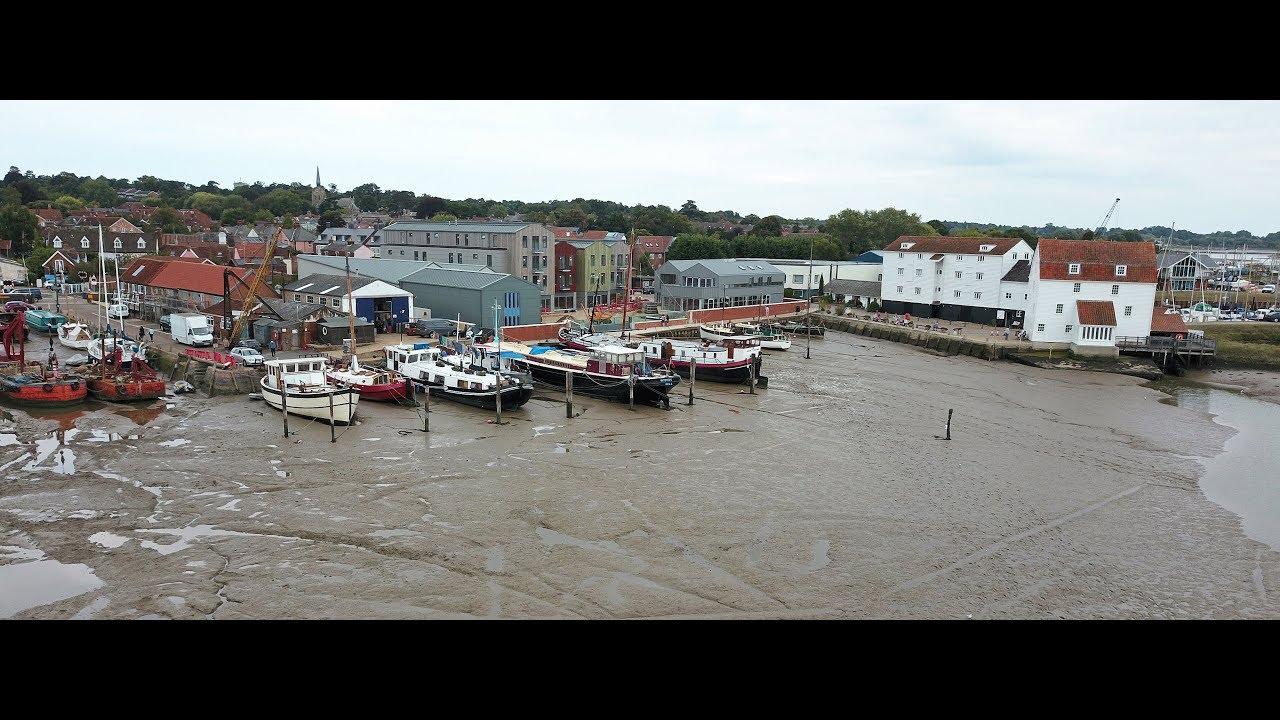 Drone over Woodbridge Suffolk August 2017