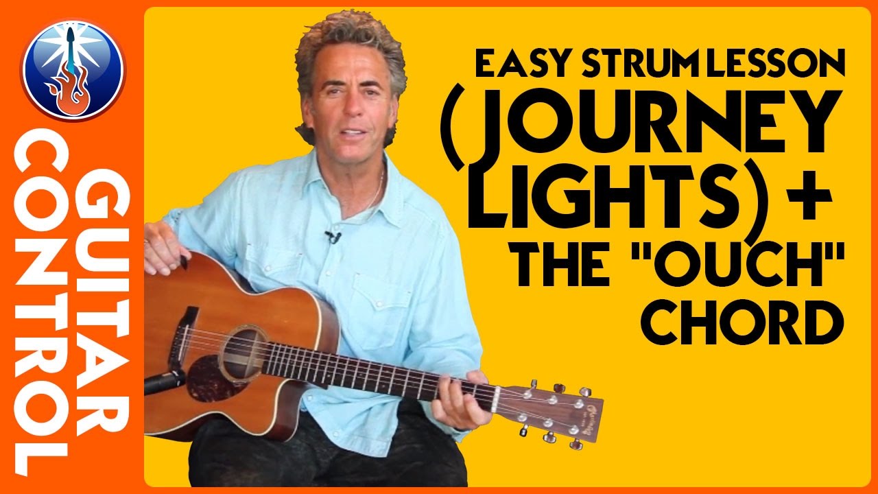 Easy Strum Lesson (Journey Lights) + the 