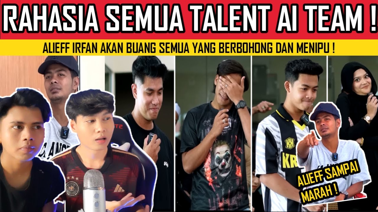 TERBONGKARR ! RAHASIA SEMUA TALENT AI TEAM ! JUJUR ATAU KENA BUANG? Indonesia Reaction