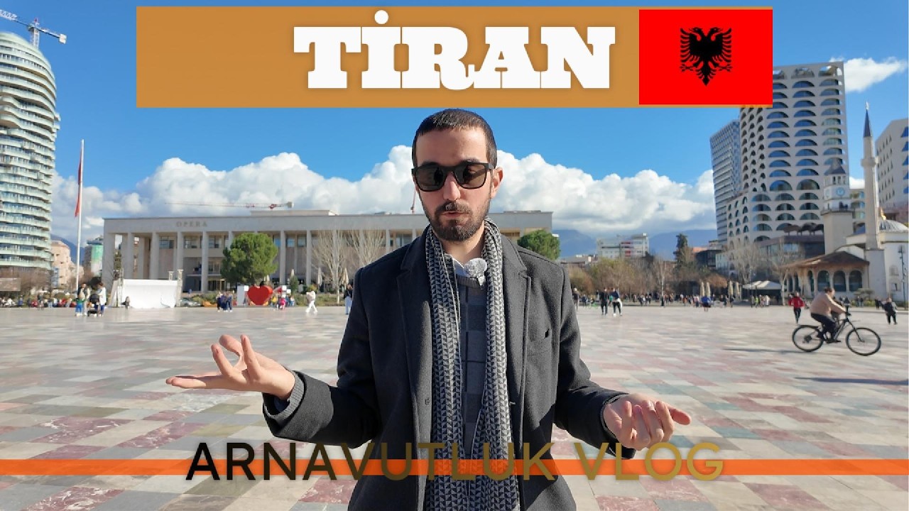 Arnavutluk Tiran'da 1 gün (vlog-seyahat-gezi)    #türkiye #turkey #albania #travel #gezi #balkan 