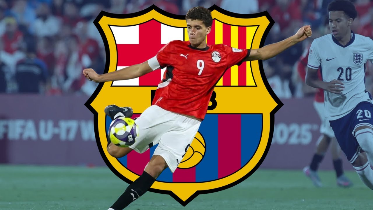Hamza Abdelkarim - Welcome to FC Barcelona | AFCON U17 Highlights