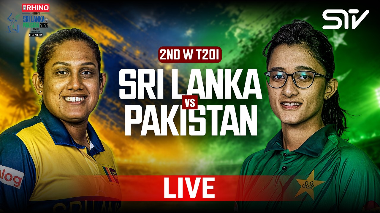 Live | Sri Lanka Women vs Pakistan Women | Match 02 | T20I Series 2026 | M9l1K