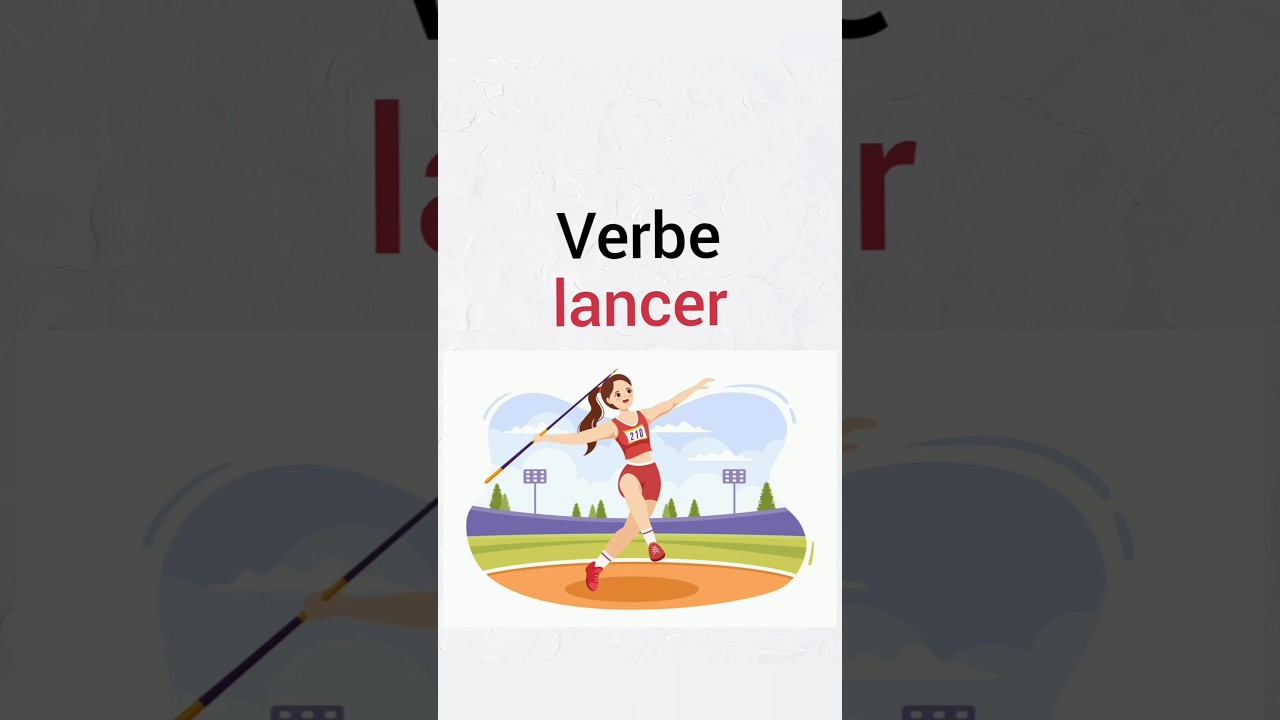 le verbe lancer au pr&eacute;sent #fran&ccedil;aisfacilefacile #fran&ccedil;ais #learnfrench #french #apprendre #frances