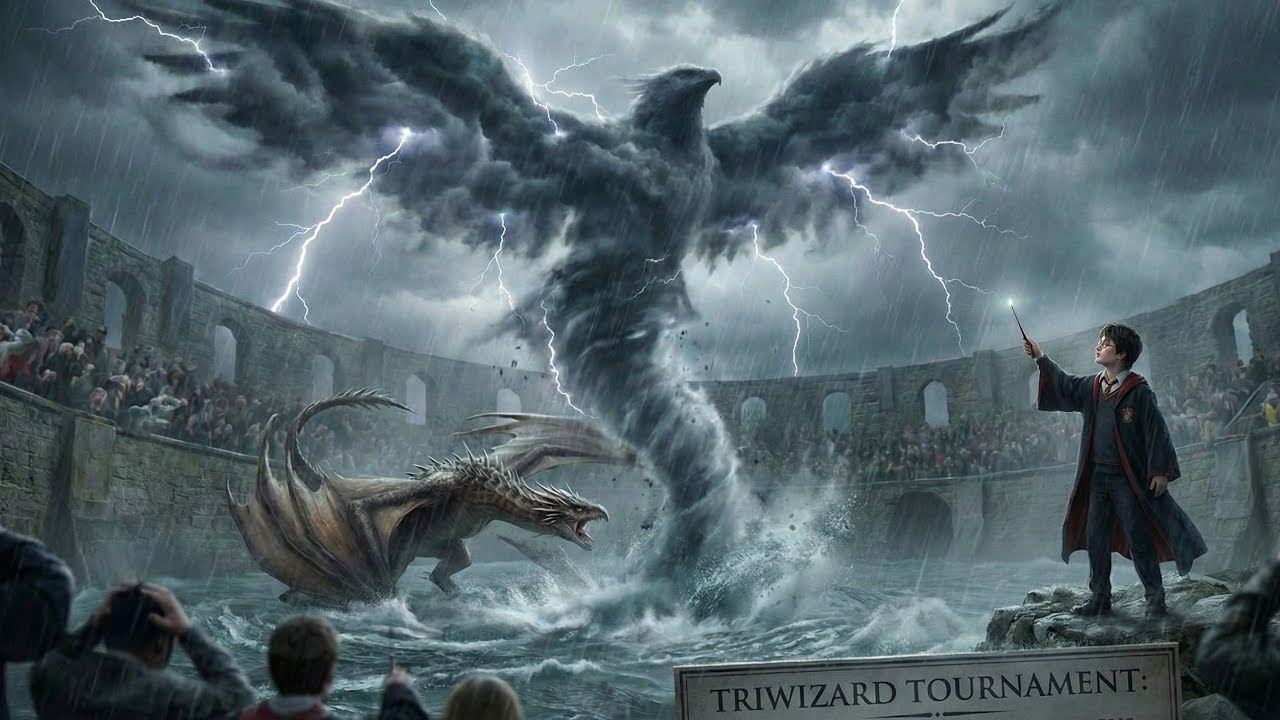 What If Harry Was Thunderbird Animagus & Summoned A Hurricane To Drown The Dragon In The First Task