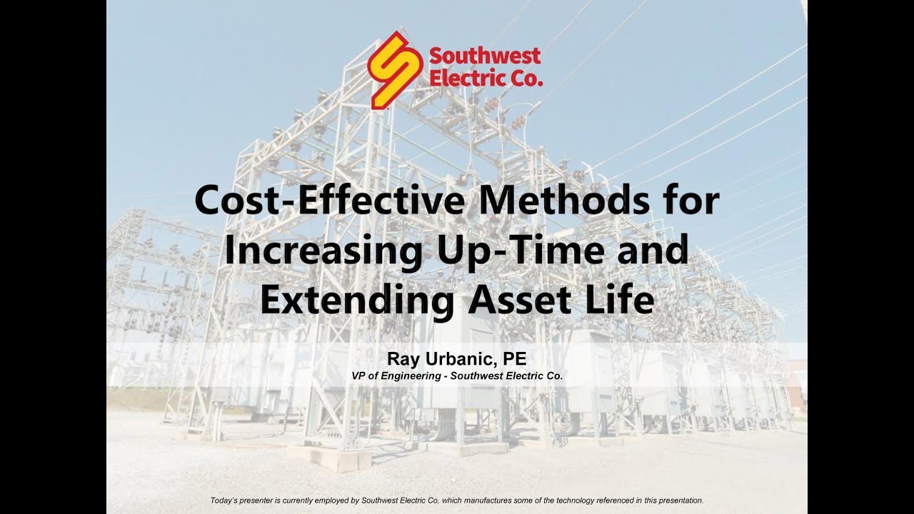 Cost-Effective Methods for Increasing Power Distribution Up-Time and Asset Life