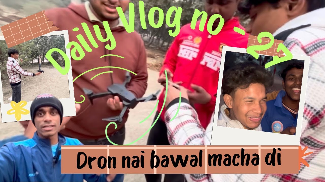 Drone Unboxing Gone Wrong 😱 | Last Mein Drone Kha Gaya | khrv vlog