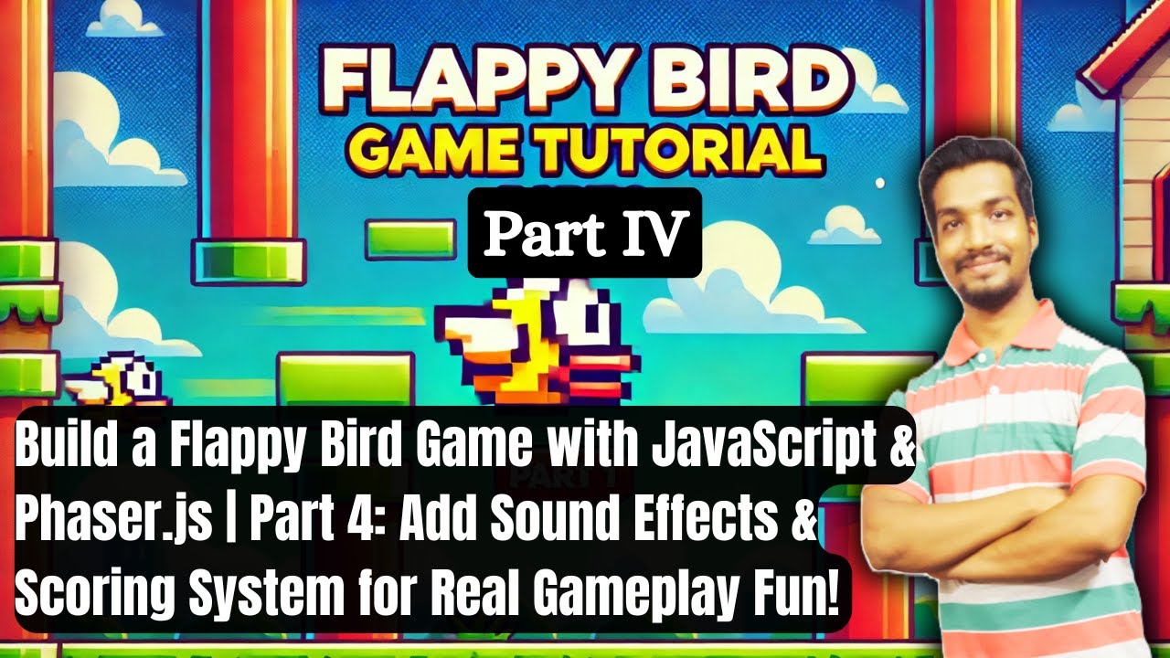 🎮 JavaScript Game Development full course – Part 4: Sound Effects + Score System 🏆🔊