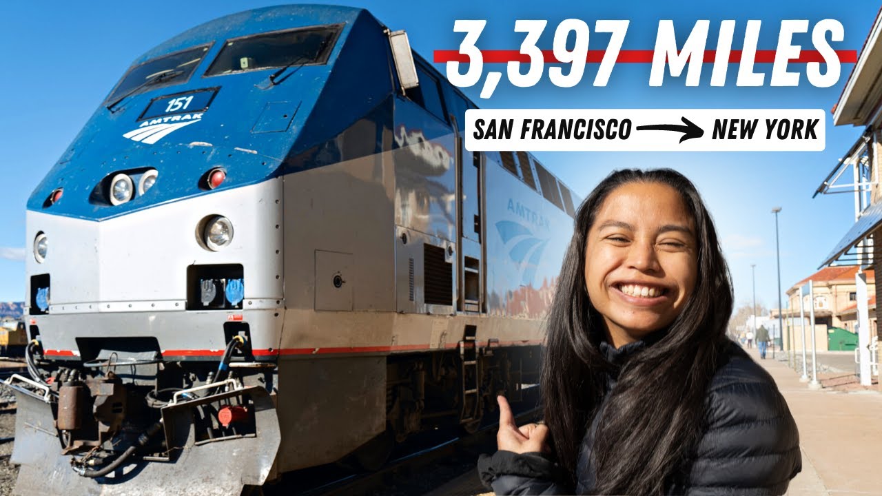 4 DAY CROSS COUNTRY TRAIN IN COACH! (a 78 hour journey)