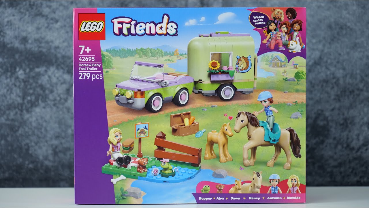 LEGO Friends 42695 Przyczepa dla konia i małego źrebaka &ndash; recenzja LEGO Speed ​​Build