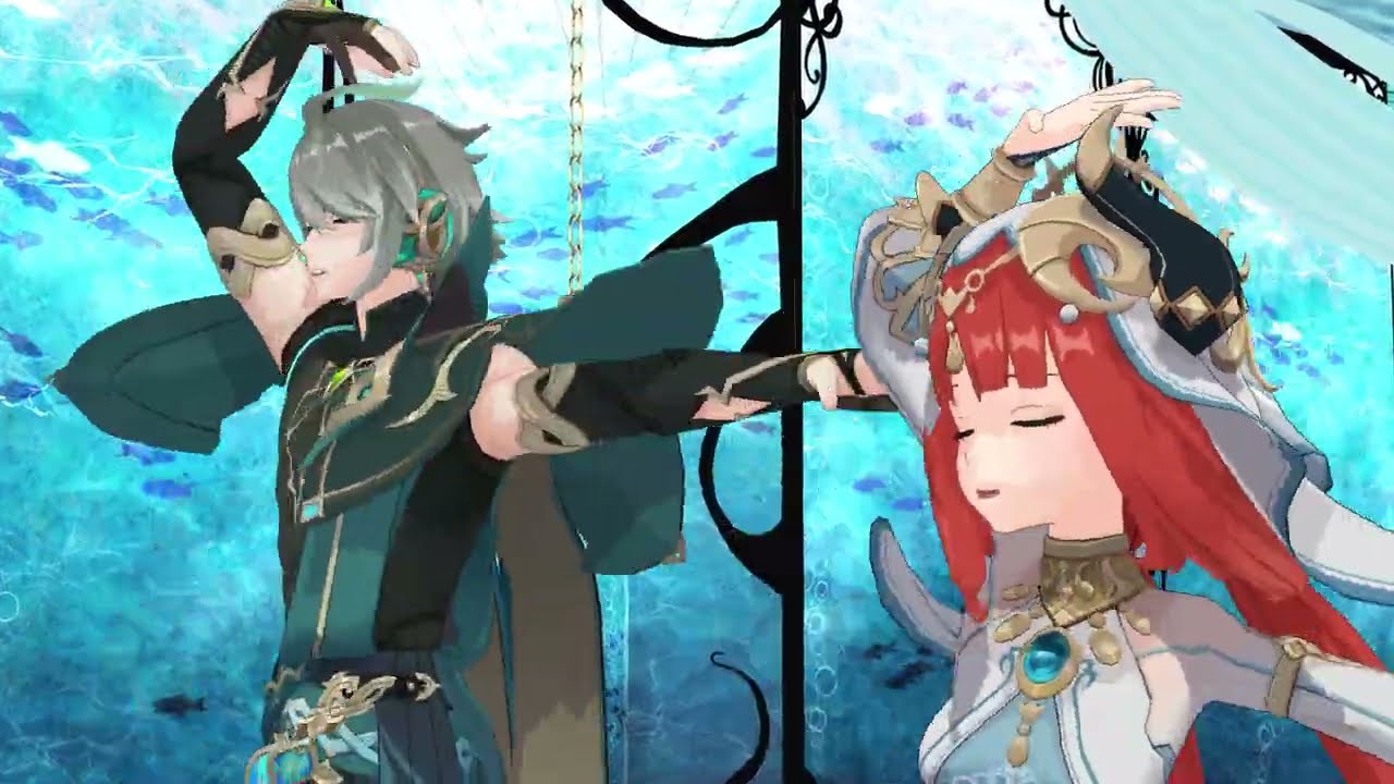 【原神MMD】改良・アルハイゼンとニィロウ【ロミオとシンデレラ】