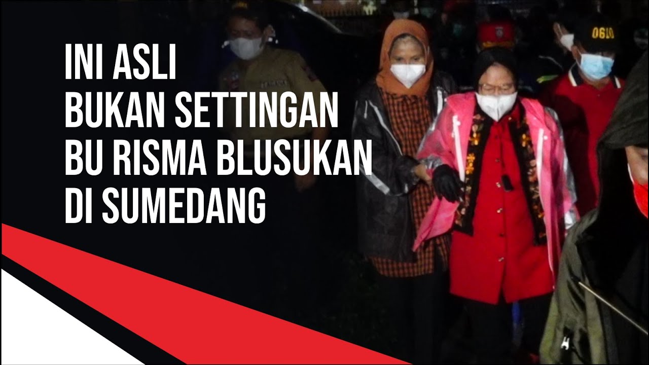 Asli Bukan Settingan, Bu Risma Blusukan di Sumedang