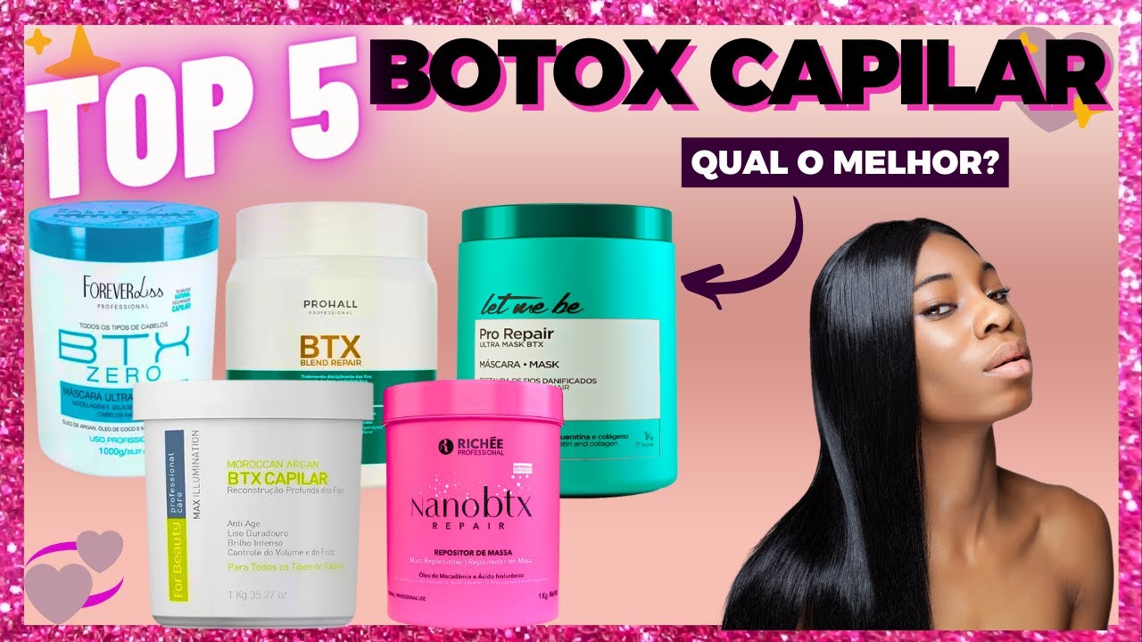 Top 5 Melhores Botox Capilares de 2025. O poder de Transformar Seu Cabelo em Casa ou no Salão!