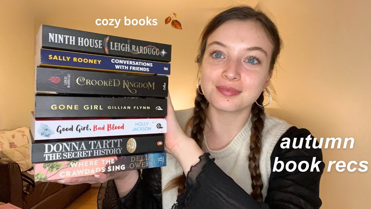 ASMR fall book recommendations 🍂📖🦊 fantasy, dark academia, mystery