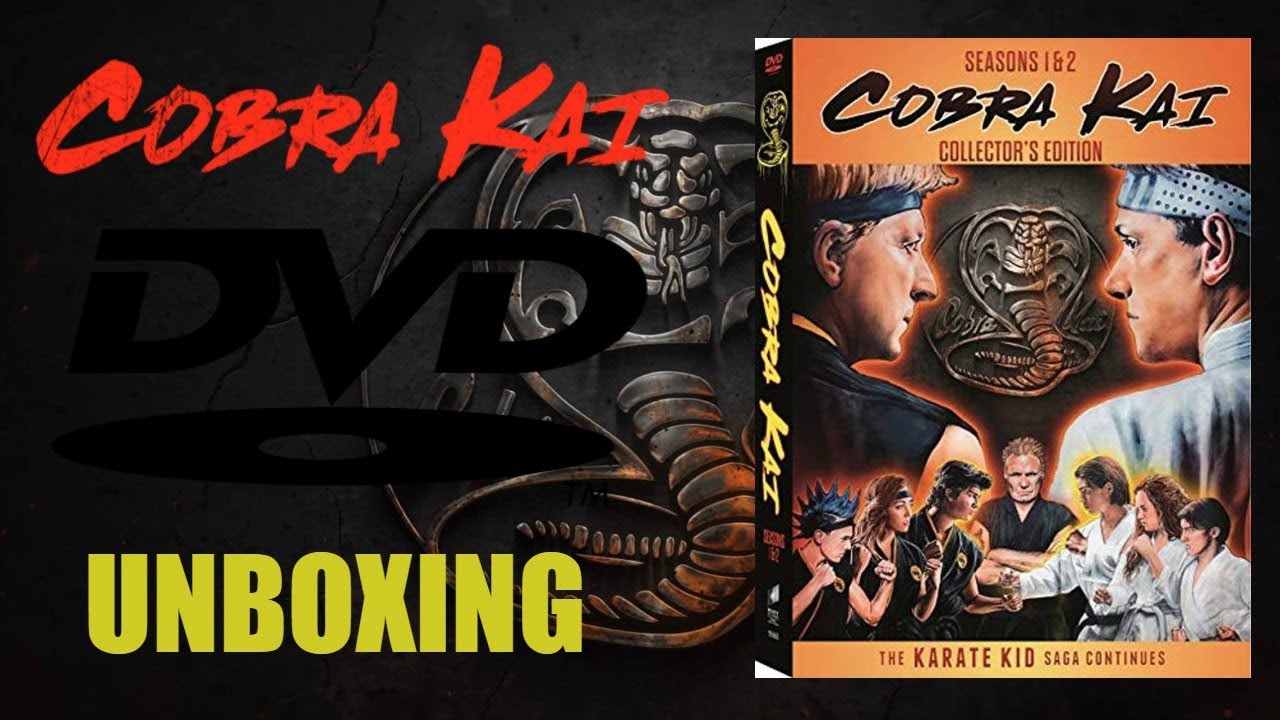 Cobra Kai Seasons 1 & 2 Collector's Edition DVD UNBOXING