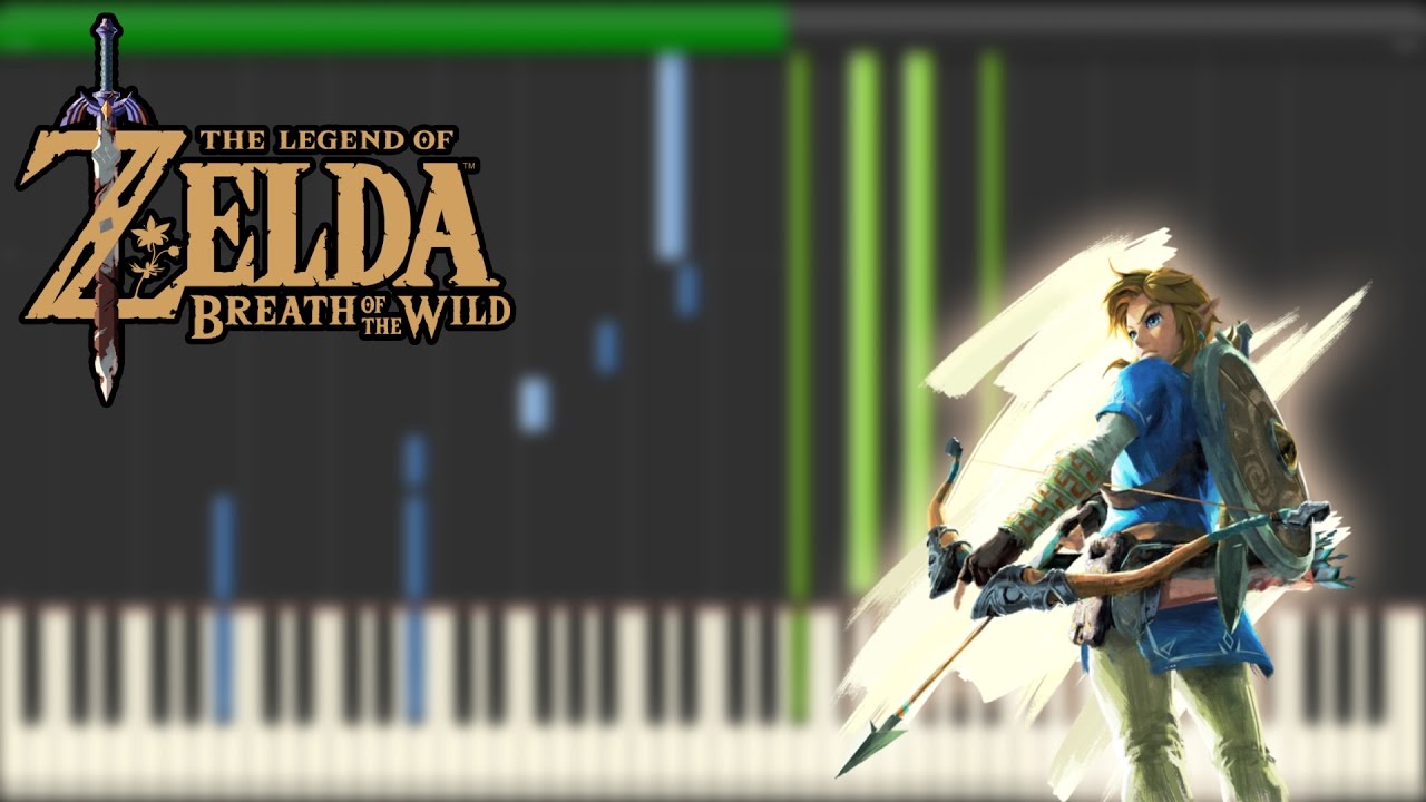 The Legend of Zelda: Breath of The Wild - Main Theme [Synthesia]