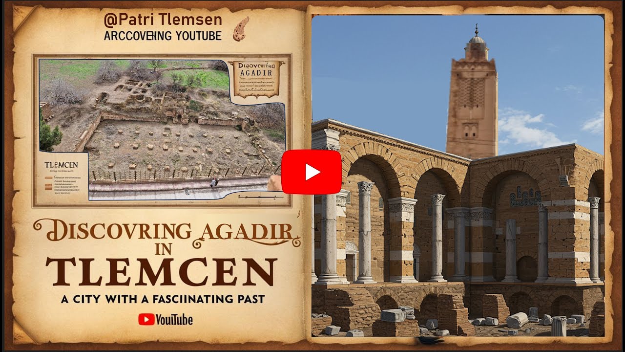 📜✨ À la découverte des vestiges de la mosquée d’Agadir à Tlemcen et de son minaret ! ✨