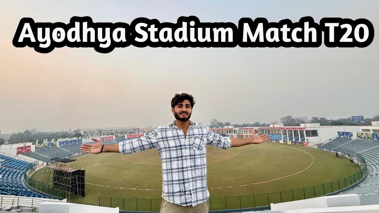 Day-9 Ayodhya Cricket stadium 😍 // अयोध्या में होने जा रहा मैच 🏏 #365hardchallenge #dailyvlogs