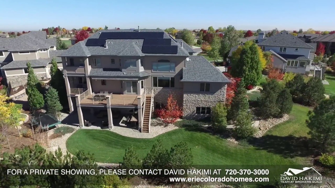 Candlelight Ridge Subdivision, Erie Colorado, Aerial Real Estate Tour