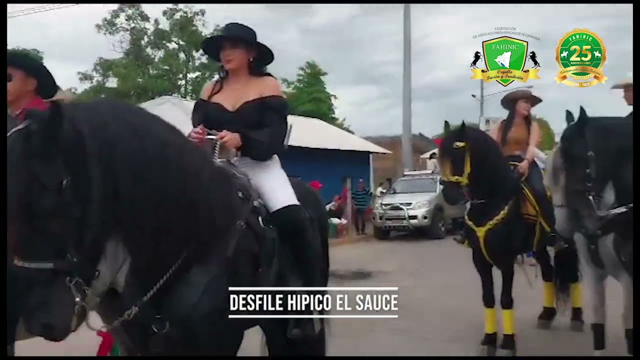 Parte del ambiente del Desfile Hipico 2023 en El Sauce