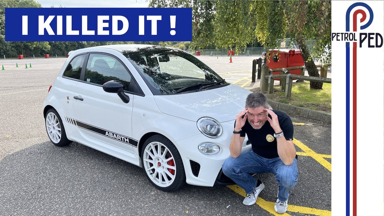 How I broke an Abarth 595 Esseesse at an Abarth Stunt Day...