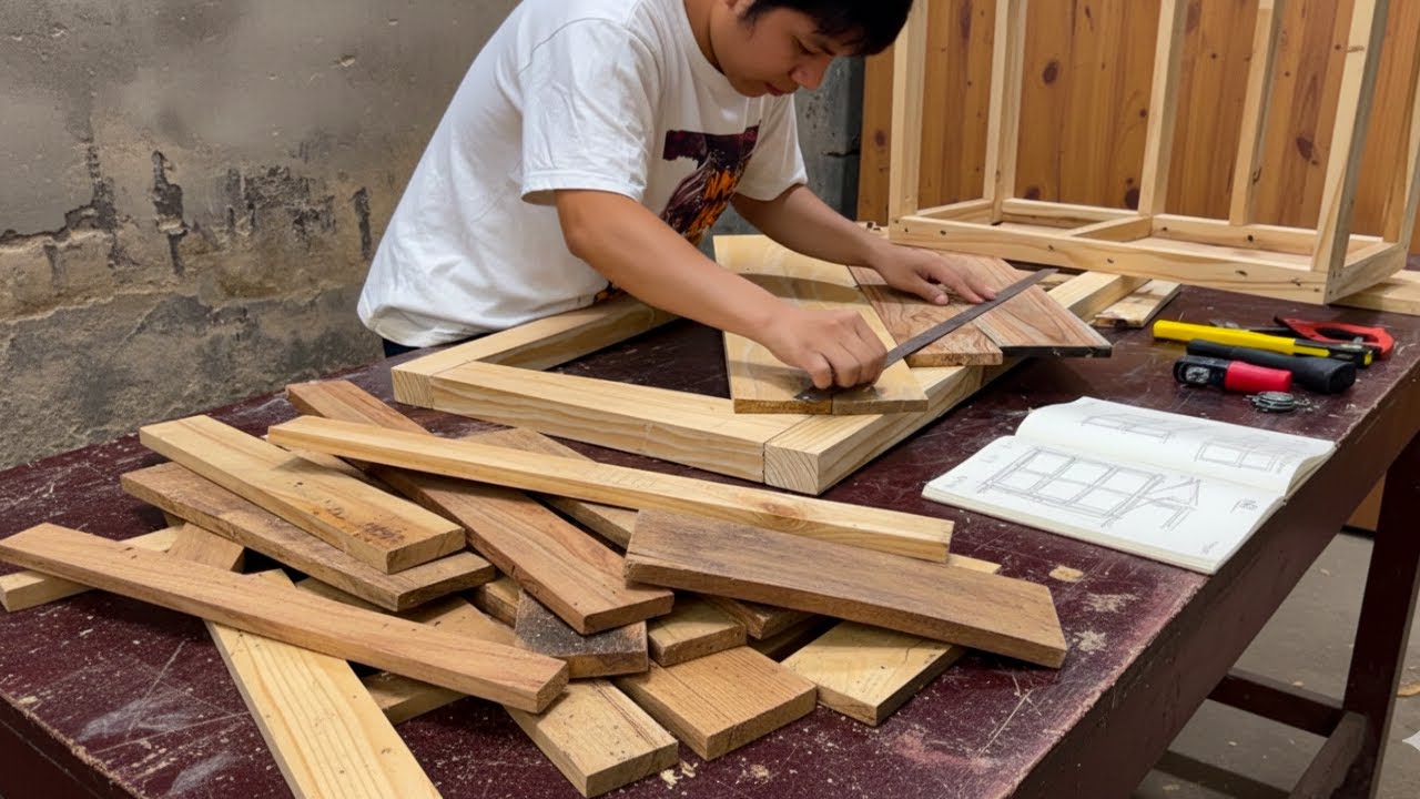 NO ONE Believed This Could Be a Cabinet — Until He Built It From Wood Scraps