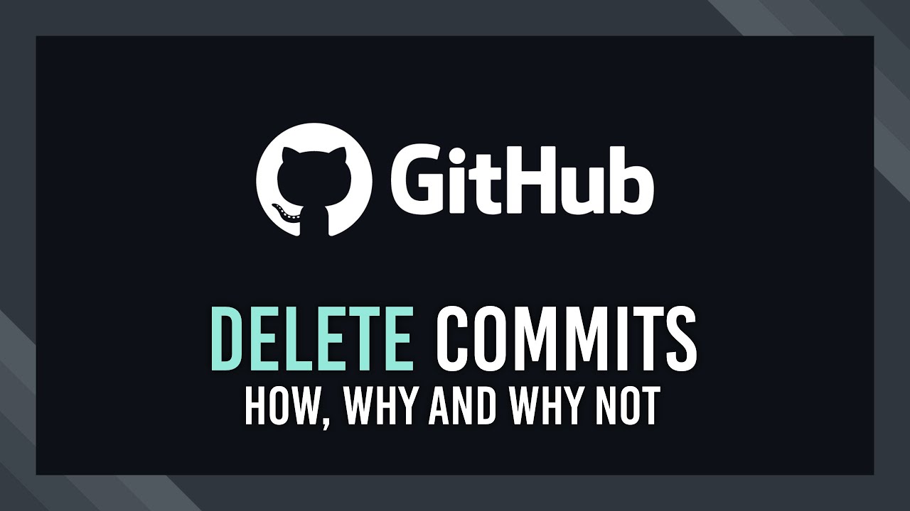 Удаление коммитов | Как, почему и почему нет | Учебник по GitHub