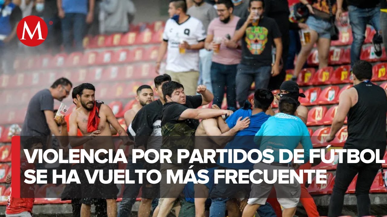 La violencia por partidos de futbol se ha vuelto más frecuente en México