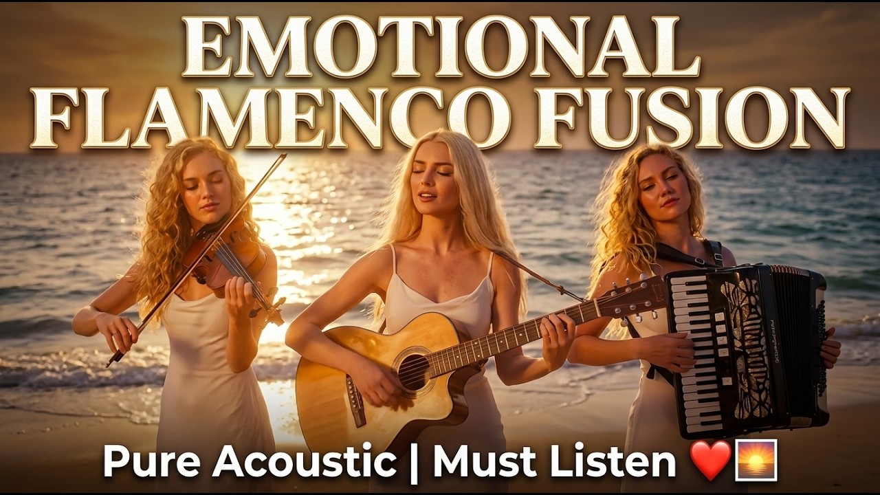 The Most Beautiful Fusion!! Flamenco, Accordion And Violin in Beautiful Spain
