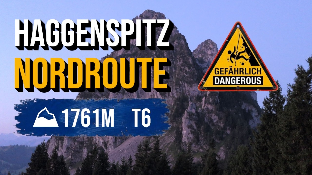 Haggenspitz ⛰ 1761m | Nordroute T6 Solo Besteigung im Mythenmassiv | Schweizer Alpen