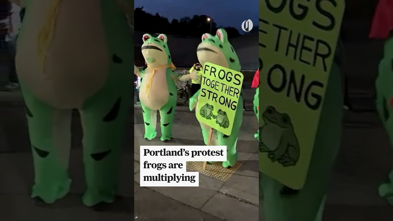 The Portland protest frogs are multiplying