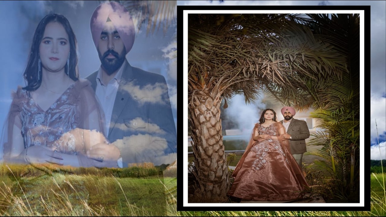 🛑 Simranjeet Kaur 💞 Gurkirat Singh ‼️📸 Live by- Amrit Studio Samana 📲 9779949697