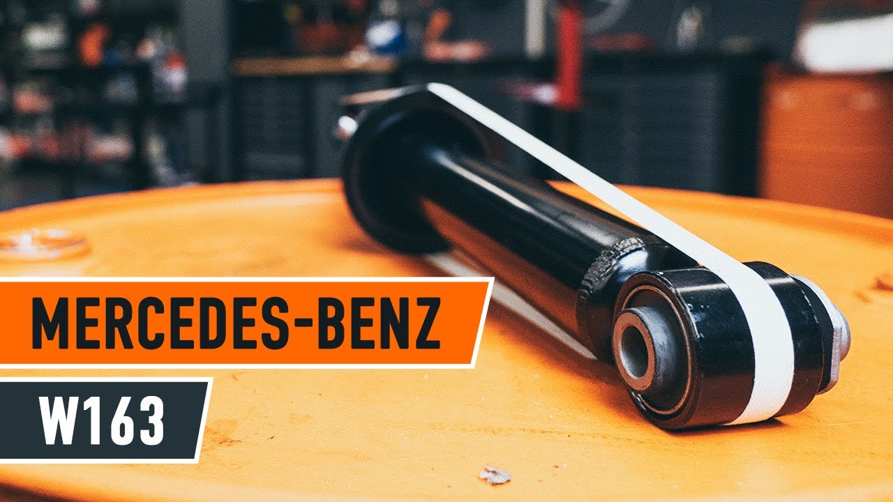 Comment remplacer des amortisseurs arrière sur une MERCEDES-BENZ M W163 TUTORIEL | AUTODOC