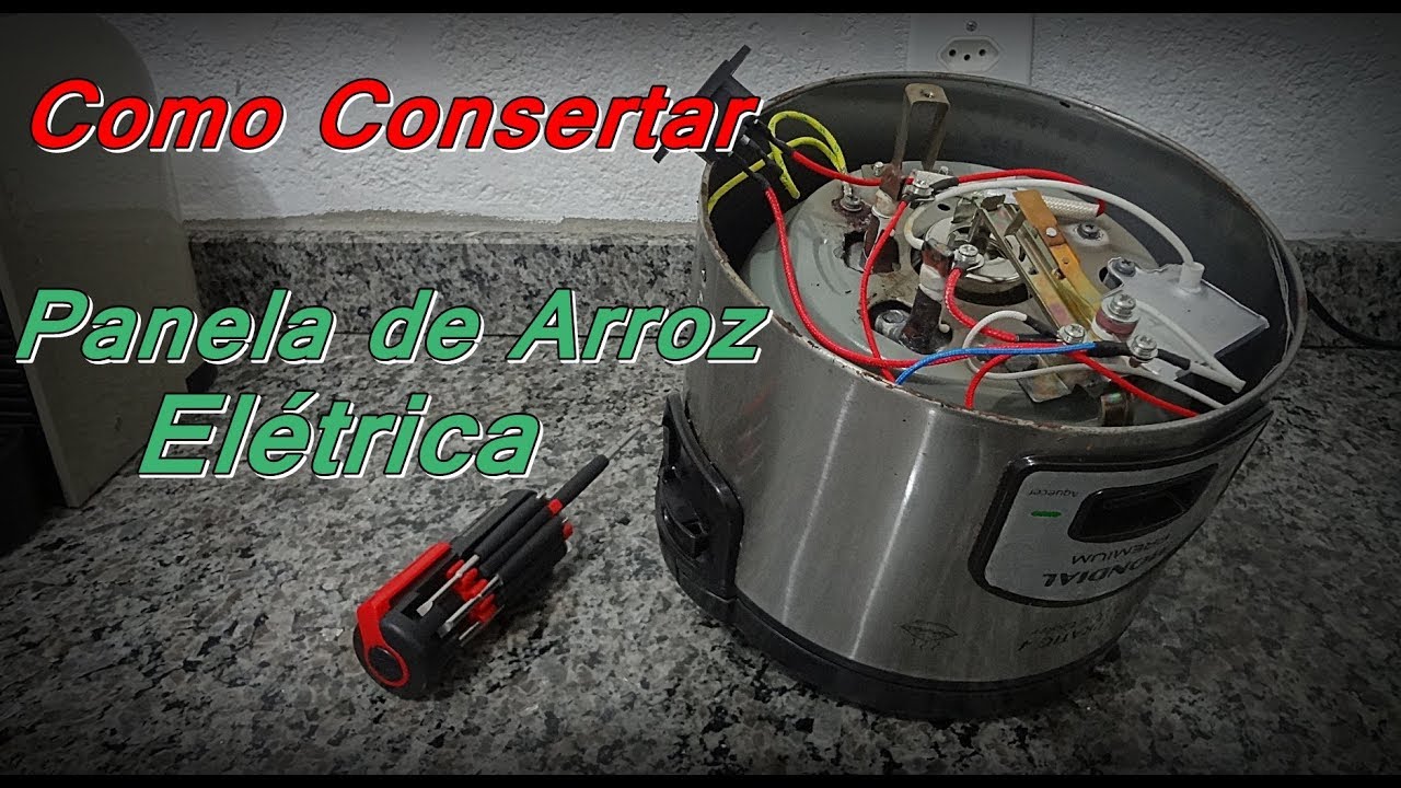 Como Consertar Panela de Arroz Que Não Aquece - Panela Elétrica Não Funciona - FVM