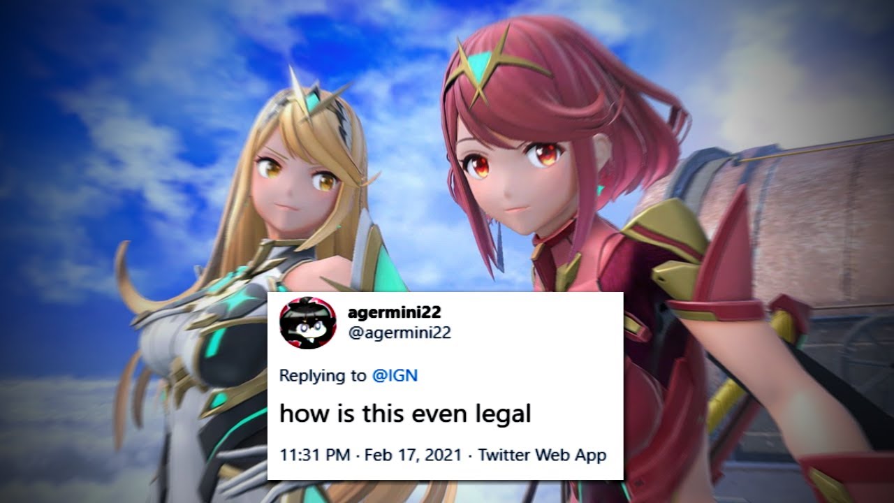 Twitter's Reaction to Pyra/Mythra in Smash