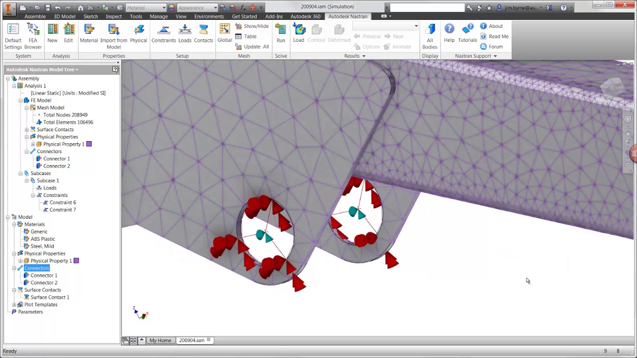 Autodesk Nastran -Buckling