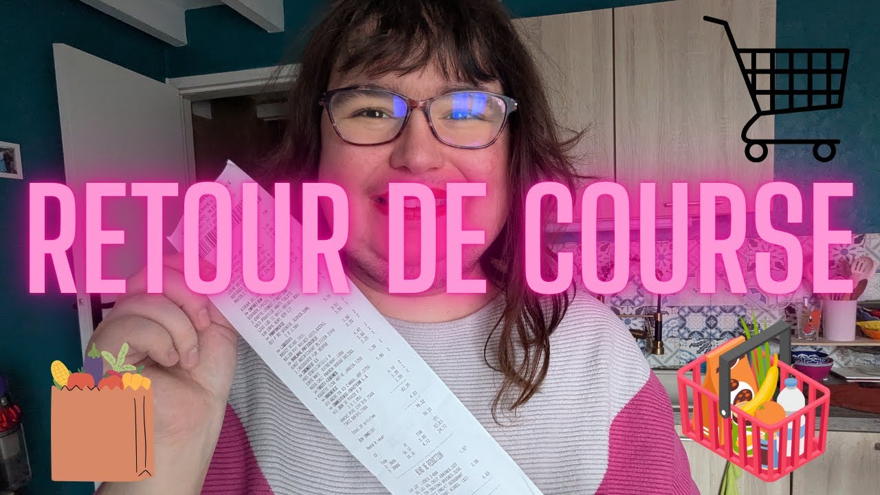 #asmr 30 MINUTES retour de course 🛒