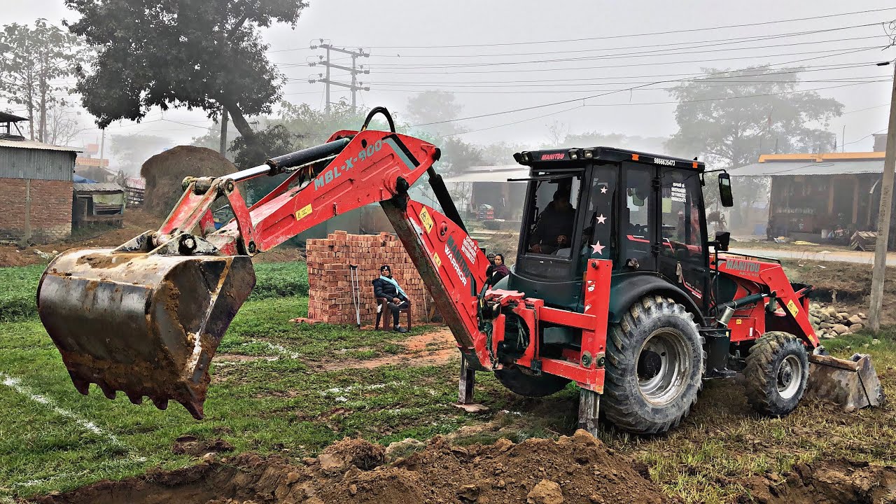 JCB 3dx | JCB 3dx Warking Mud | JCB 205 Excavator | TATA 1111 Tipper | Swaraj Trolly New Holland 55 