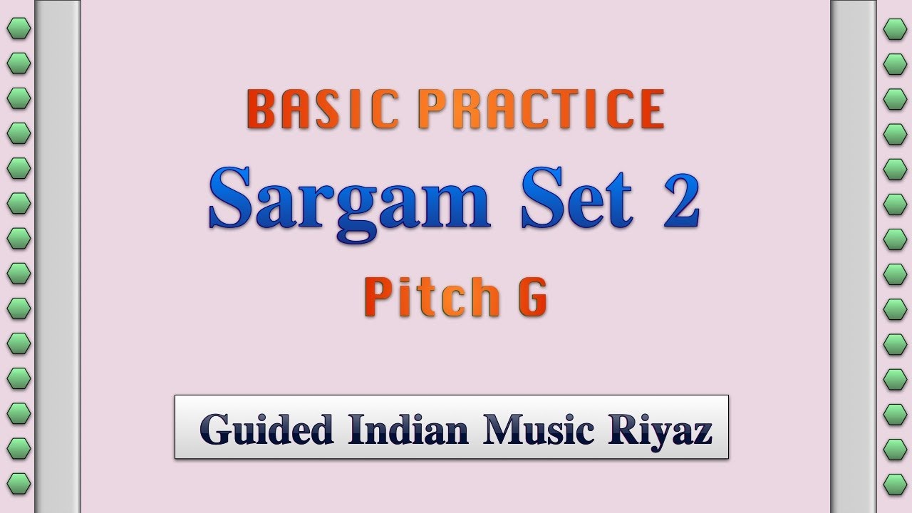 Basic Sargam Practice | Set 2 in G Scale | Urmi Battu